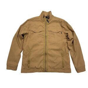 Prana Mens Ogden Zip Up Insulated Jacket Brown Large